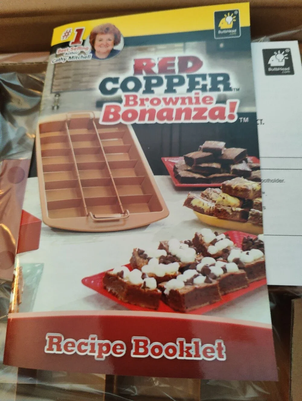 Red Copper Brownie Bonanza Mold - Copper Tone, New In Box
